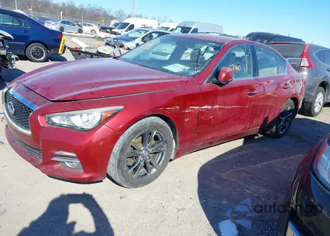 2014 Infiniti Q50 Premium z USA, uszkodzony, nr VIN JN1BV7AR8EM705258